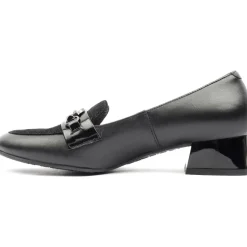 Bioeco 6087 308 Slip On Shoe - Black Leather