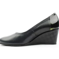 Bioeco 5899 1570 Wedge Shoe - Navy Patent