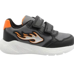 B464ua Trainer - Black Orange