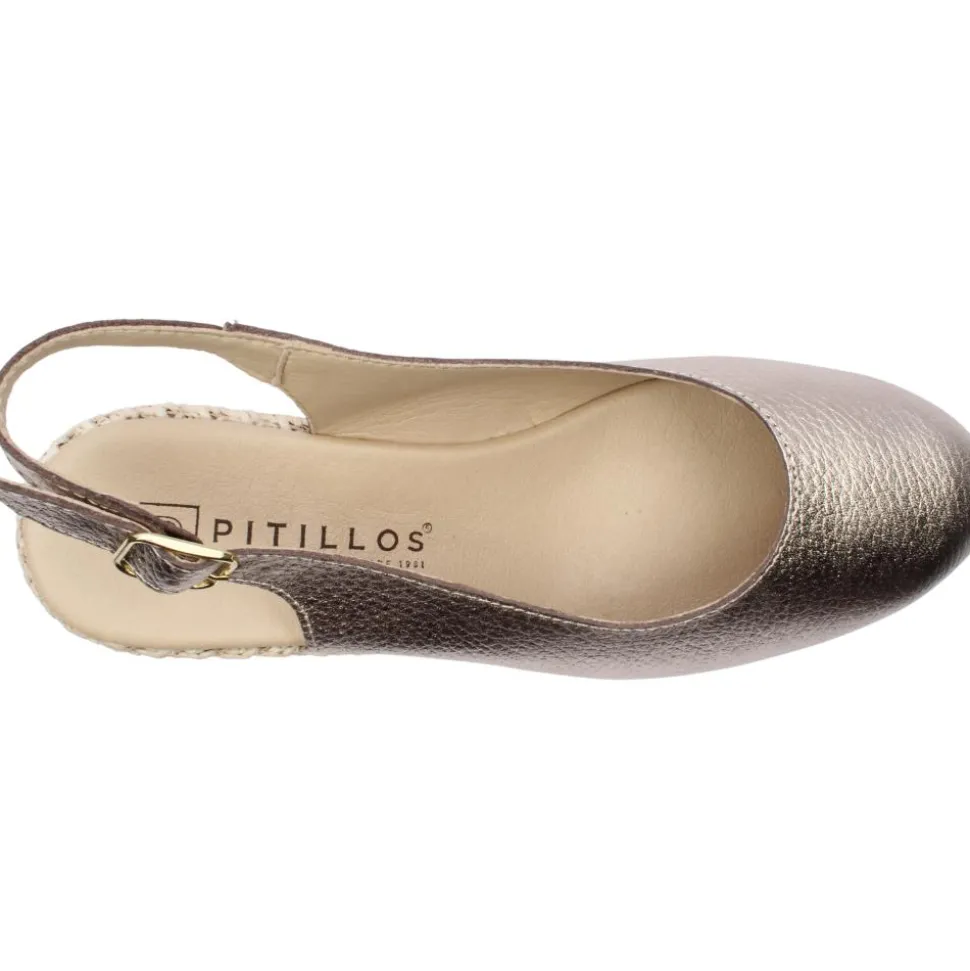 10635 Closed Toe Sandal - Gold