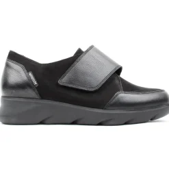 Colombe Velcro Shoe - Black