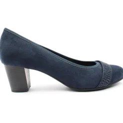 22465 Court Shoe - Navy Suede Nubuck