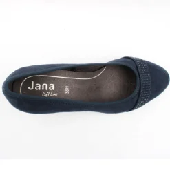 22465 Court Shoe - Navy Suede Nubuck