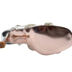 Dancin Dark Sandal - Chrome