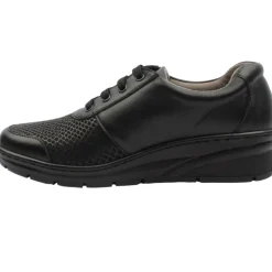 Femme Shoe - Black Leather