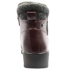 26461 Flat Ankle Boot - Wine