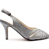 Flr046sariyah Peep Toe Sandal - Pewter