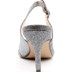 Flr046sariyah Peep Toe Sandal - Pewter