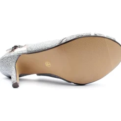 Flr046sariyah Peep Toe Sandal - Pewter