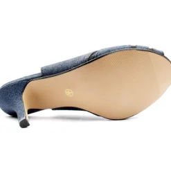 Flr046sariyah Peep Toe Sandal - Navy