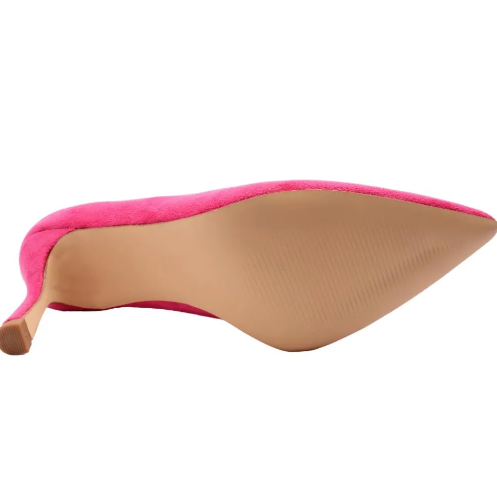 Fly002amy Shoe - Pink Suede