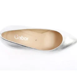 Gab380 Court Shoe - Silver Metallic