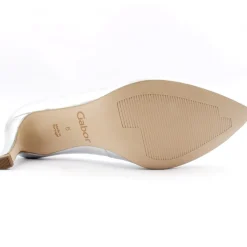 Gab380 Court Shoe - Silver Metallic