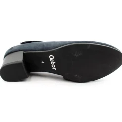 Gab149 Strap Shoe - Navy Suede Nubuck