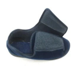 Granit Unisex Wide Fit Slipper - Navy
