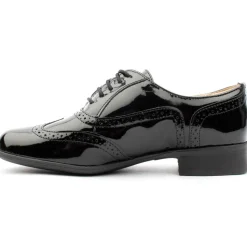 Hambleoak Laced Brogue - Black Patent D