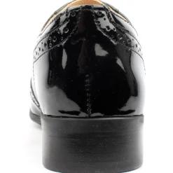 Hambleoak Laced Brogue - Black Patent D