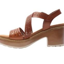 172847 Heeled Sandal - Tan