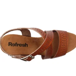 172847 Heeled Sandal - Tan