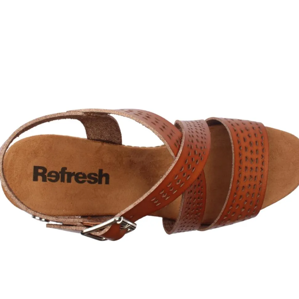 172847 Heeled Sandal - Tan