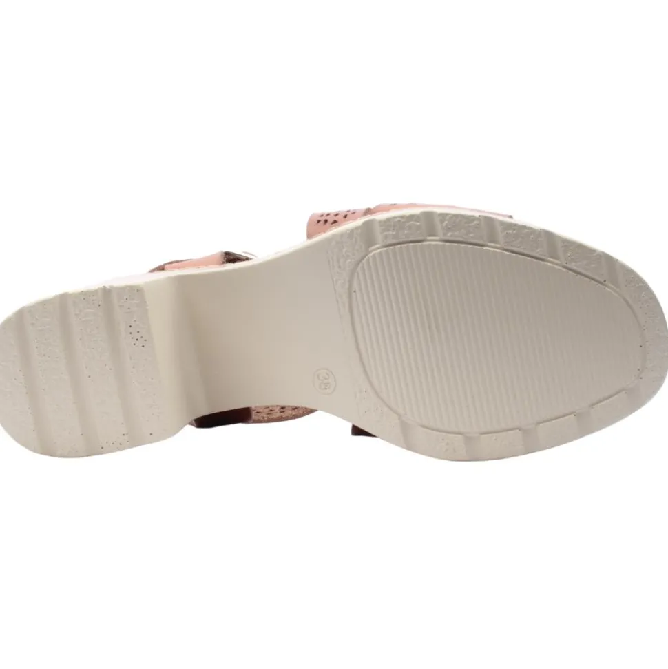 172847 Heeled Sandal - Tan