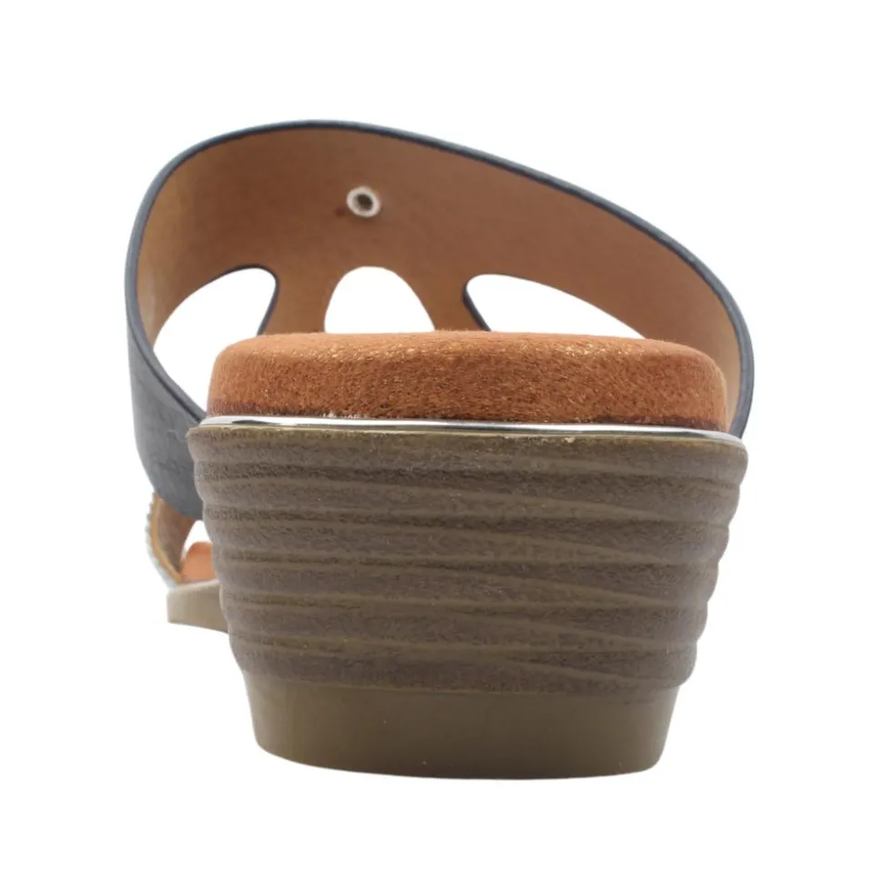 Jlh528portland Sandal - Navy Multi