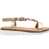Jlh363tempo Flat Sandal - Gold