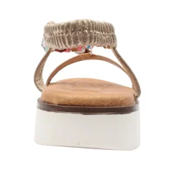 Jlh363tempo Flat Sandal - Gold