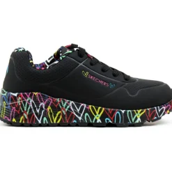314976L Uno Lite Laced Runner - Black Multi