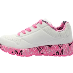 314976L Uno Lite Laced Runner - White Pink