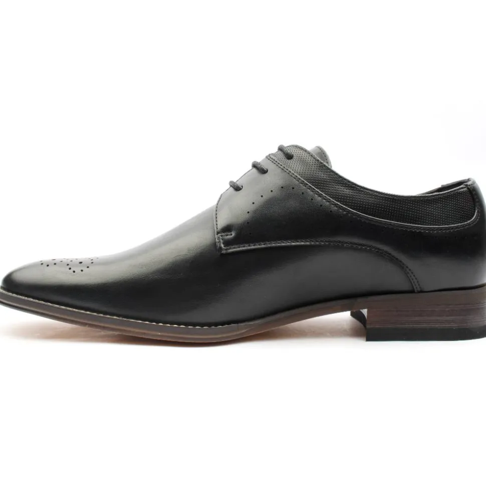 -176 Laced Shoe - Black