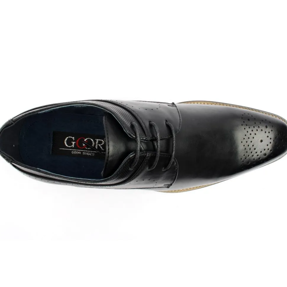 -176 Laced Shoe - Black