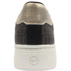 23313 Laced Shoe - Black Gold