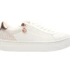 23313 Laced Shoe - White Gold
