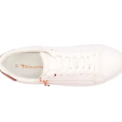 23313 Laced Shoe - White Gold