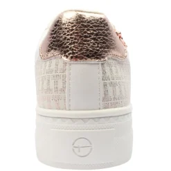 23313 Laced Shoe - White Gold