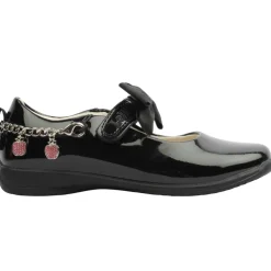 Lk8739 Strap Shoe - Black Patent