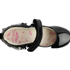 Lk8739 Strap Shoe - Black Patent