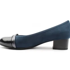 Low Heel Shoe 22366 - Navy