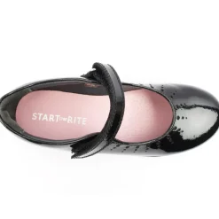 Mary Jane Strap Shoe - Black Patent E