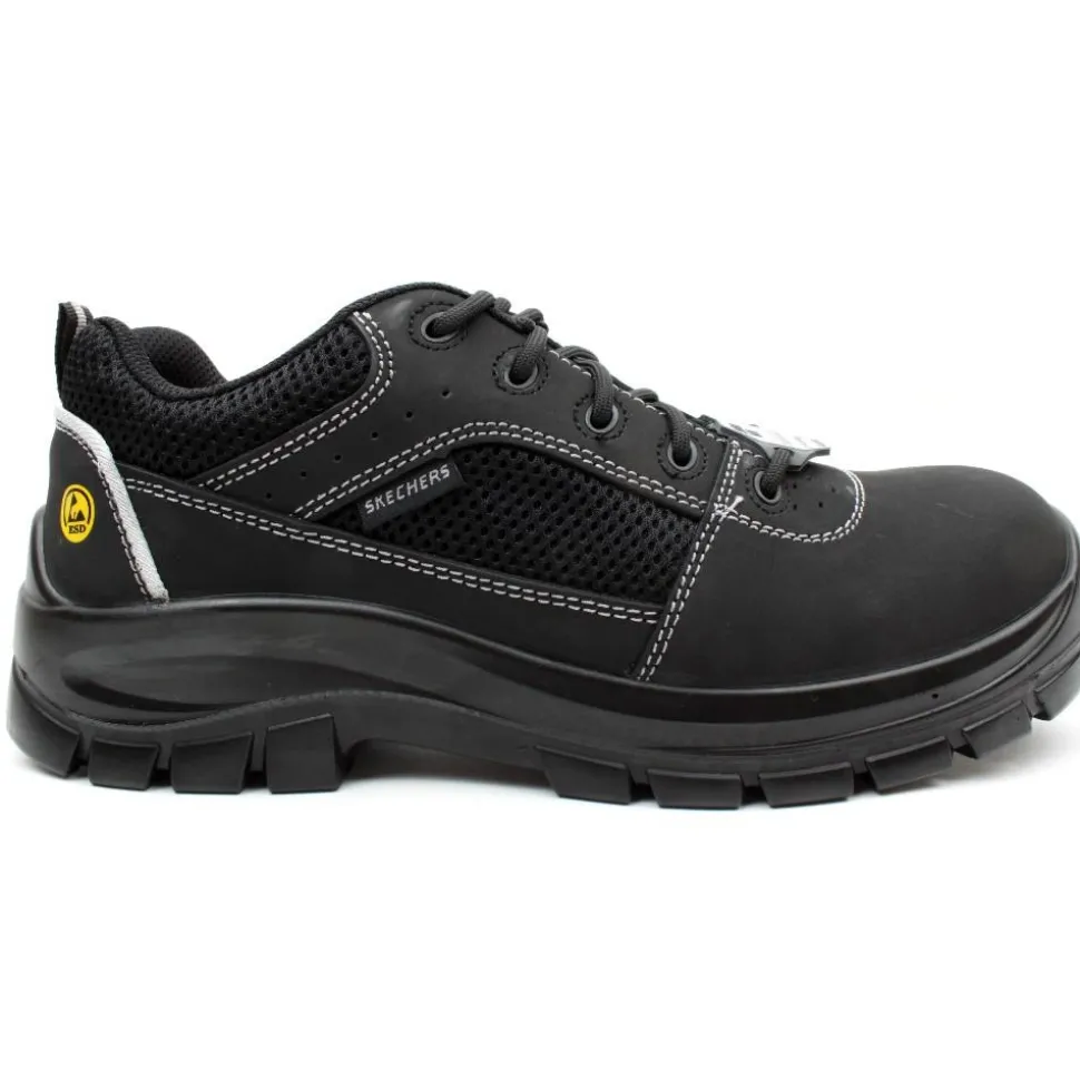 Mens 200001Ec Steel Toe Shoe - Black