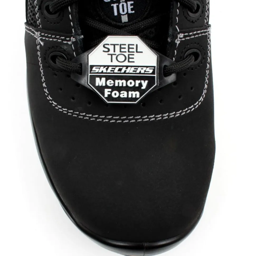 Mens 200001Ec Steel Toe Shoe - Black