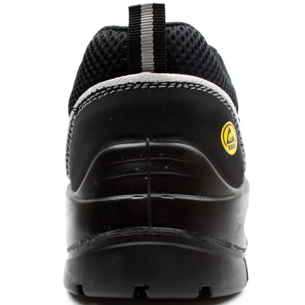 Mens 200001Ec Steel Toe Shoe - Black