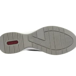 N4322 Laced Wedge Shoe - White Silver