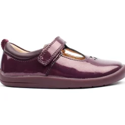 Puzzle Tbar Shoe - Burgundy F