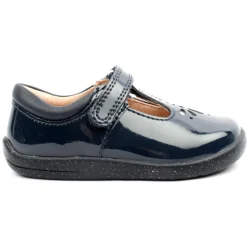 Puzzle Tbar Shoe - Navy Patent G