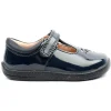 Puzzle Tbar Shoe - Navy Patent F