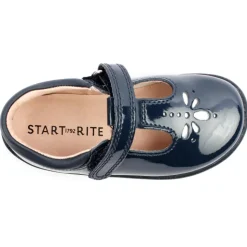 Puzzle Tbar Shoe - Navy Patent F