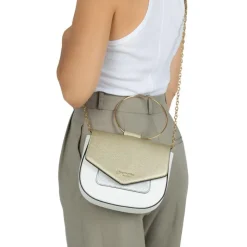 Q0640 Handbag - White Multi