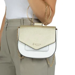 Q0640 Handbag - White Multi